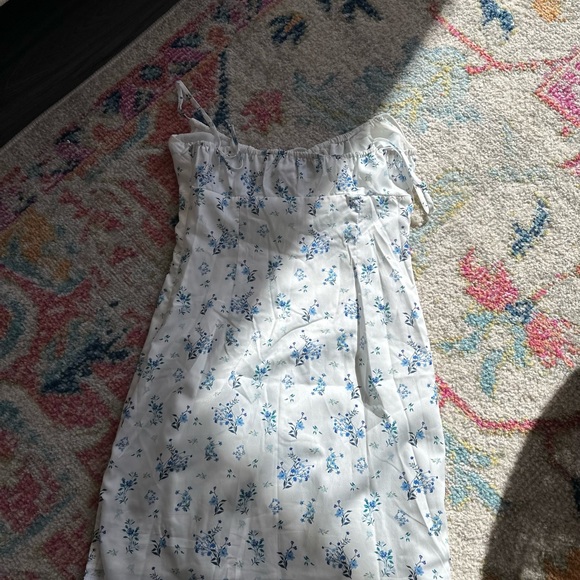 Princess Polly White & Blue Floral Mini - Picture 5 of 5